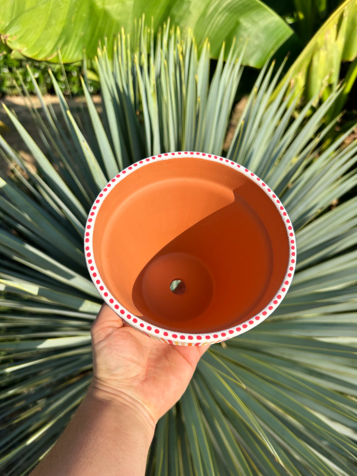 Cache-pot coloré