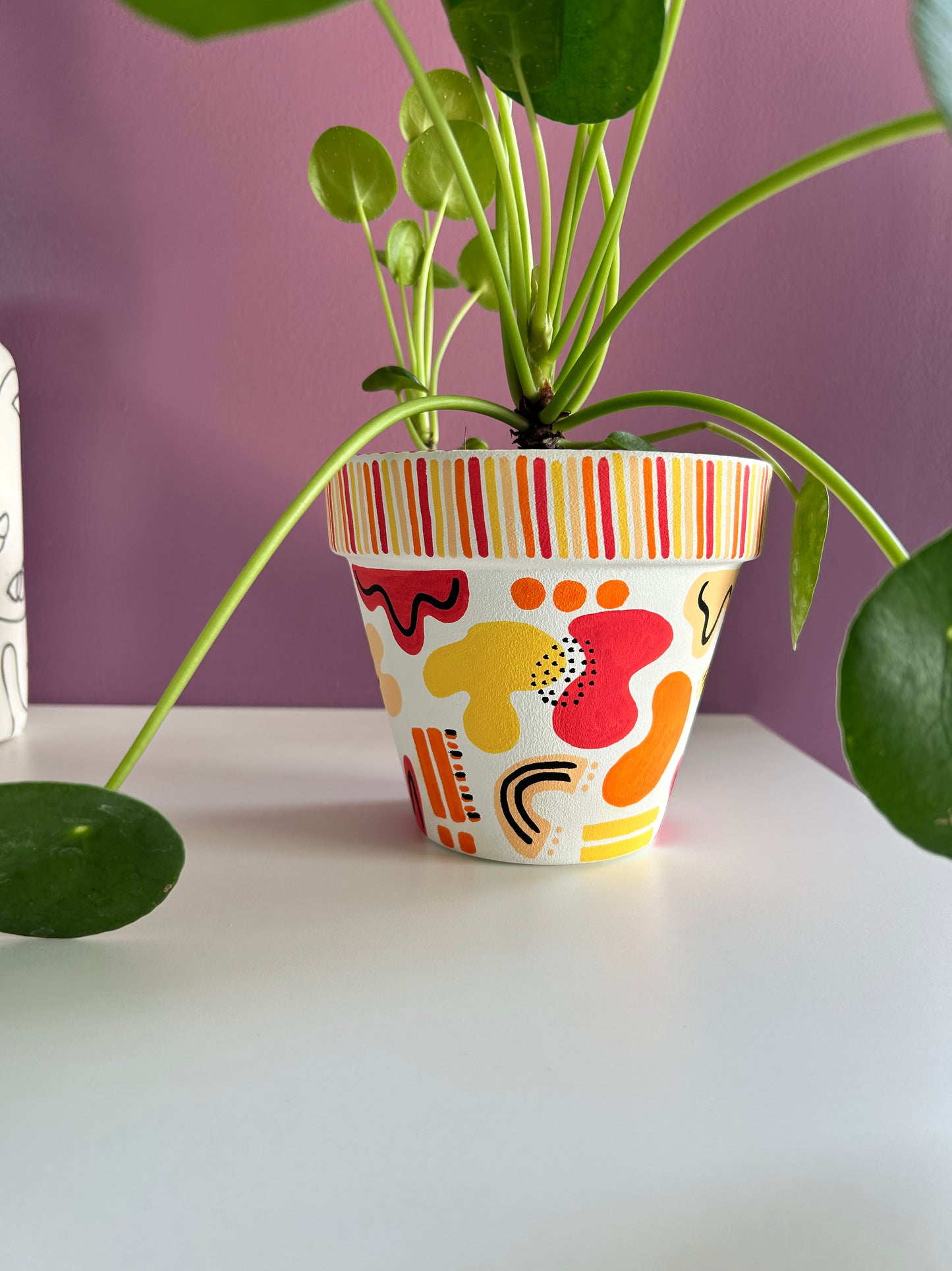 Cache-pot coloré