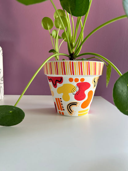Cache-pot coloré