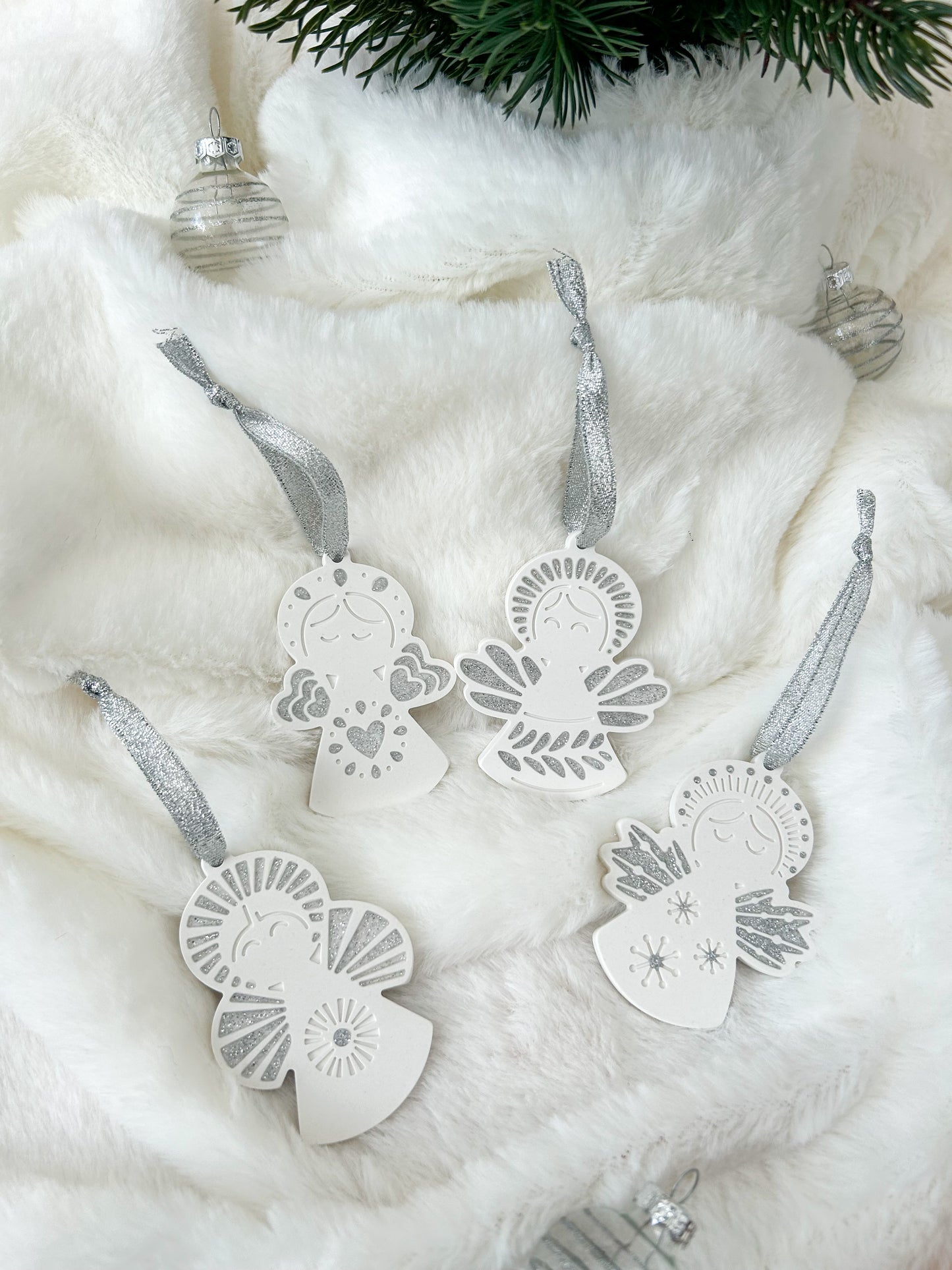 Boule de Noël Ange lueurs de décembre