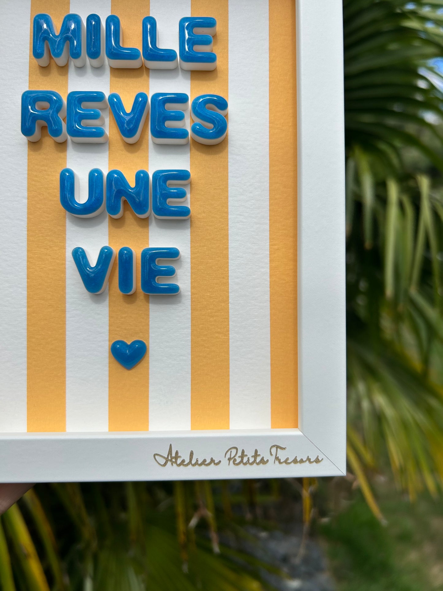 Petit cadre édition ultra limitée  "Mille rêves, une vie"