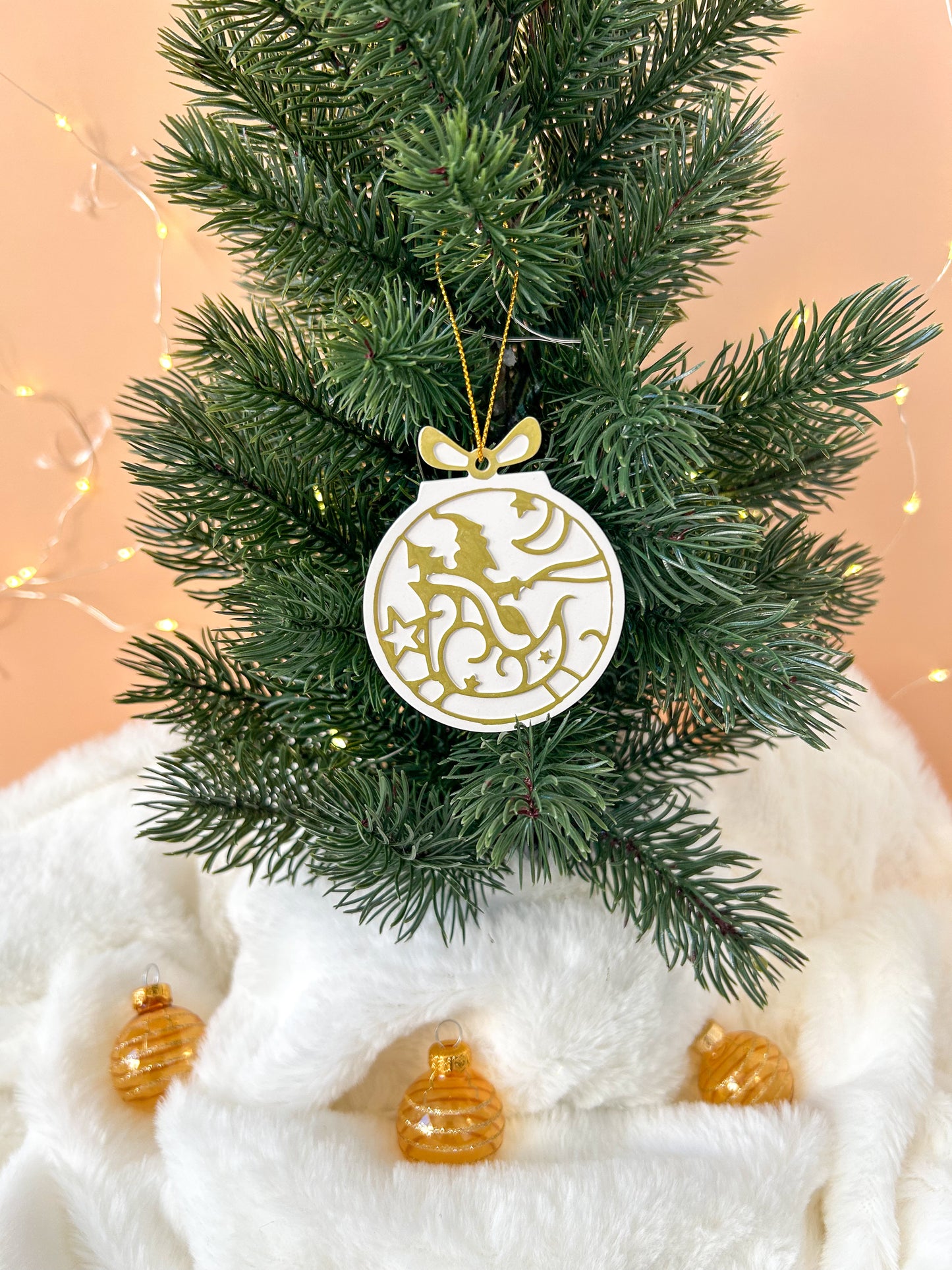 Boule de Noël éclats du Nord (Lot de 8)