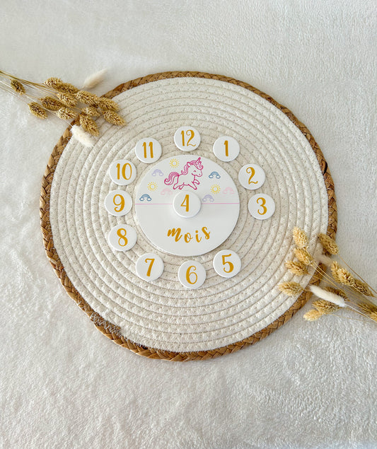 Carte étape LICORNE arc-en-ciel