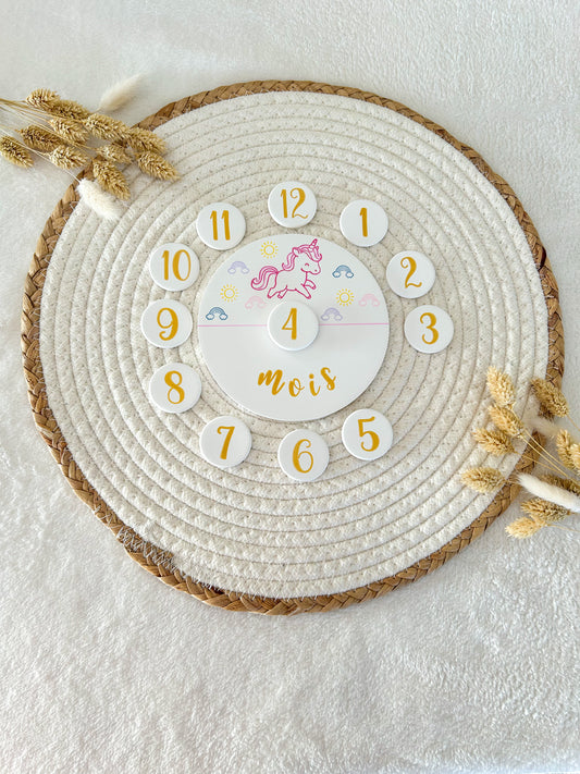 Carte étape LICORNE arc-en-ciel