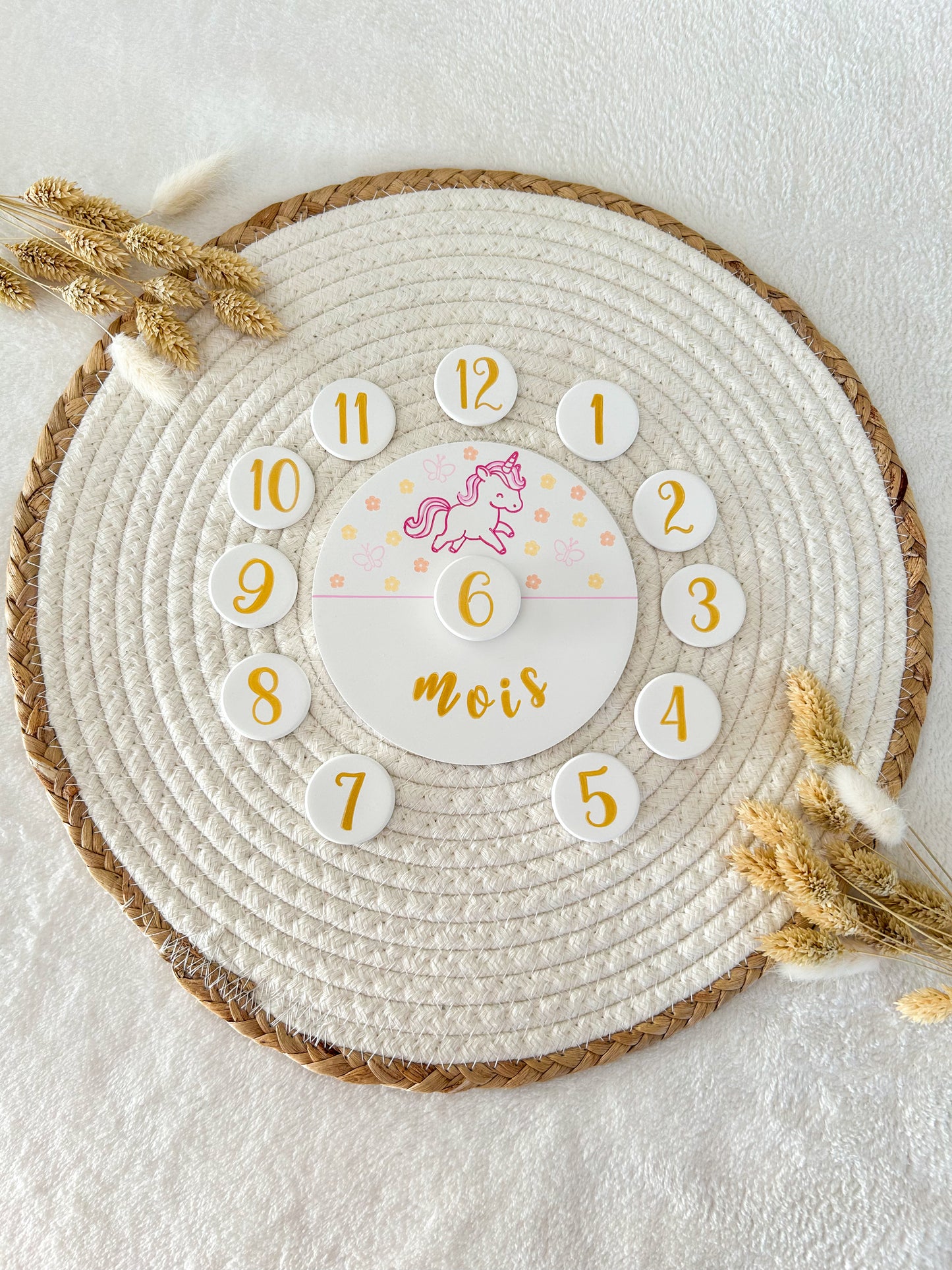 Carte étape LICORNE papillons