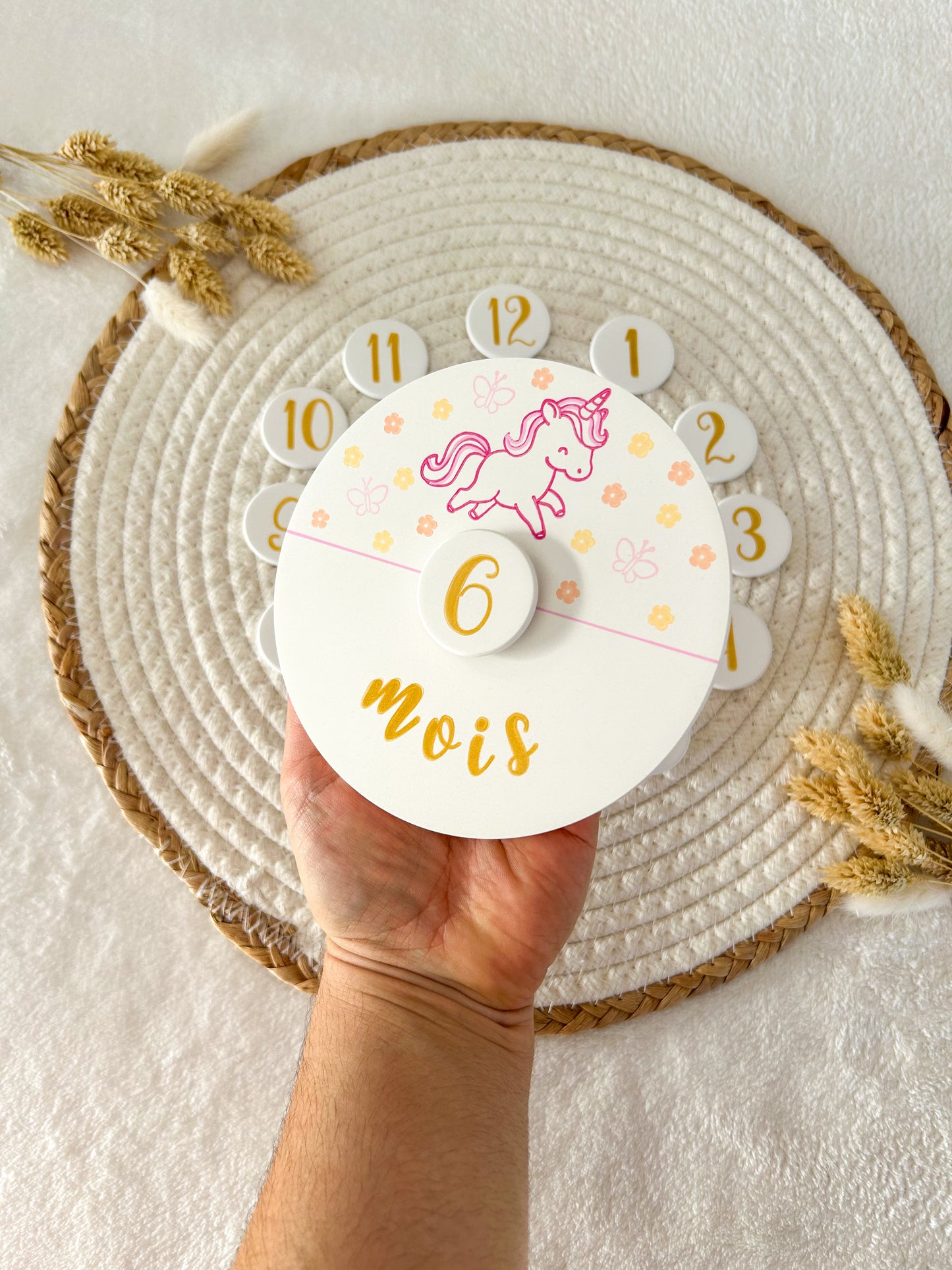 Carte étape LICORNE papillons