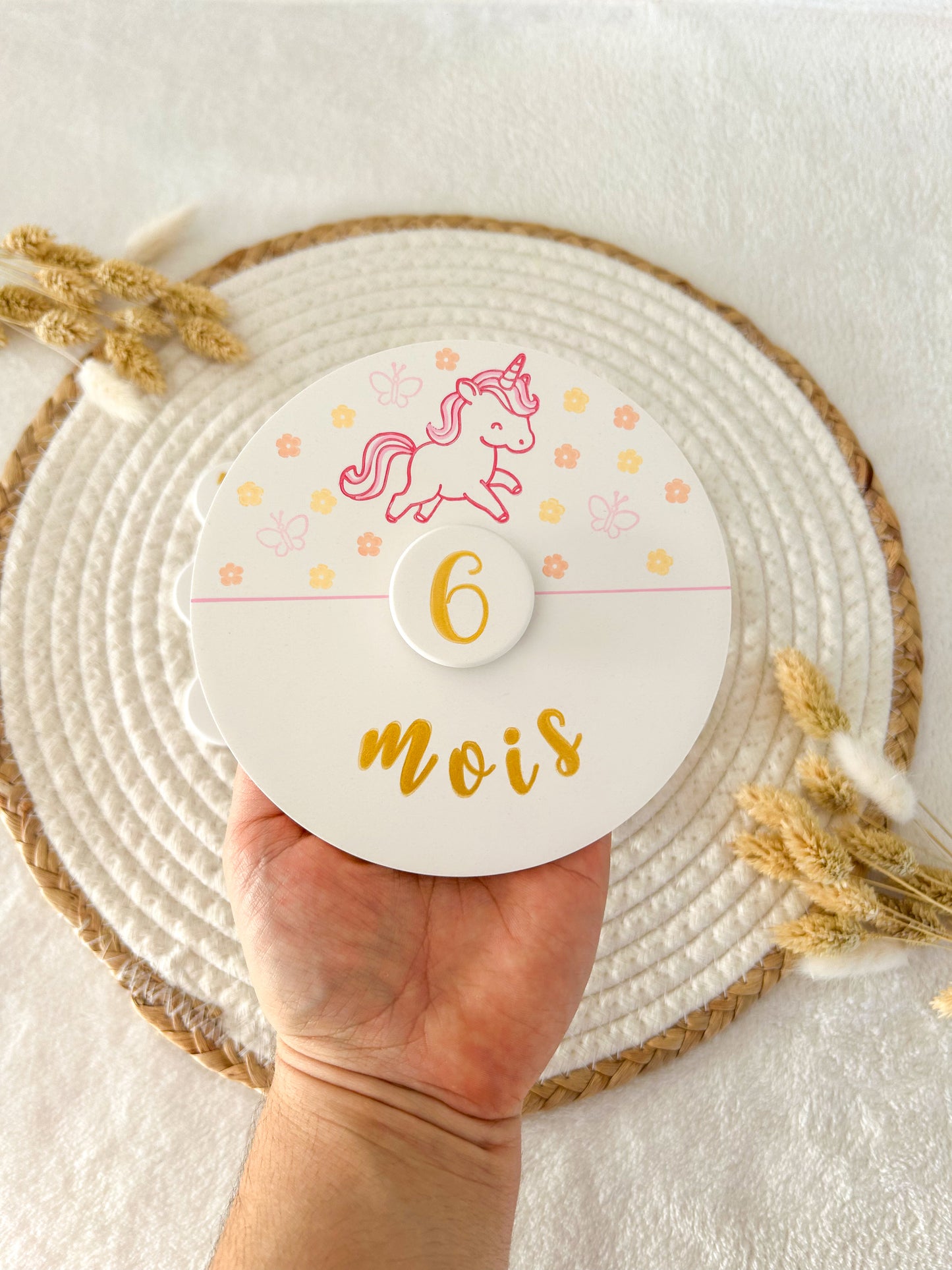 Carte étape LICORNE papillons
