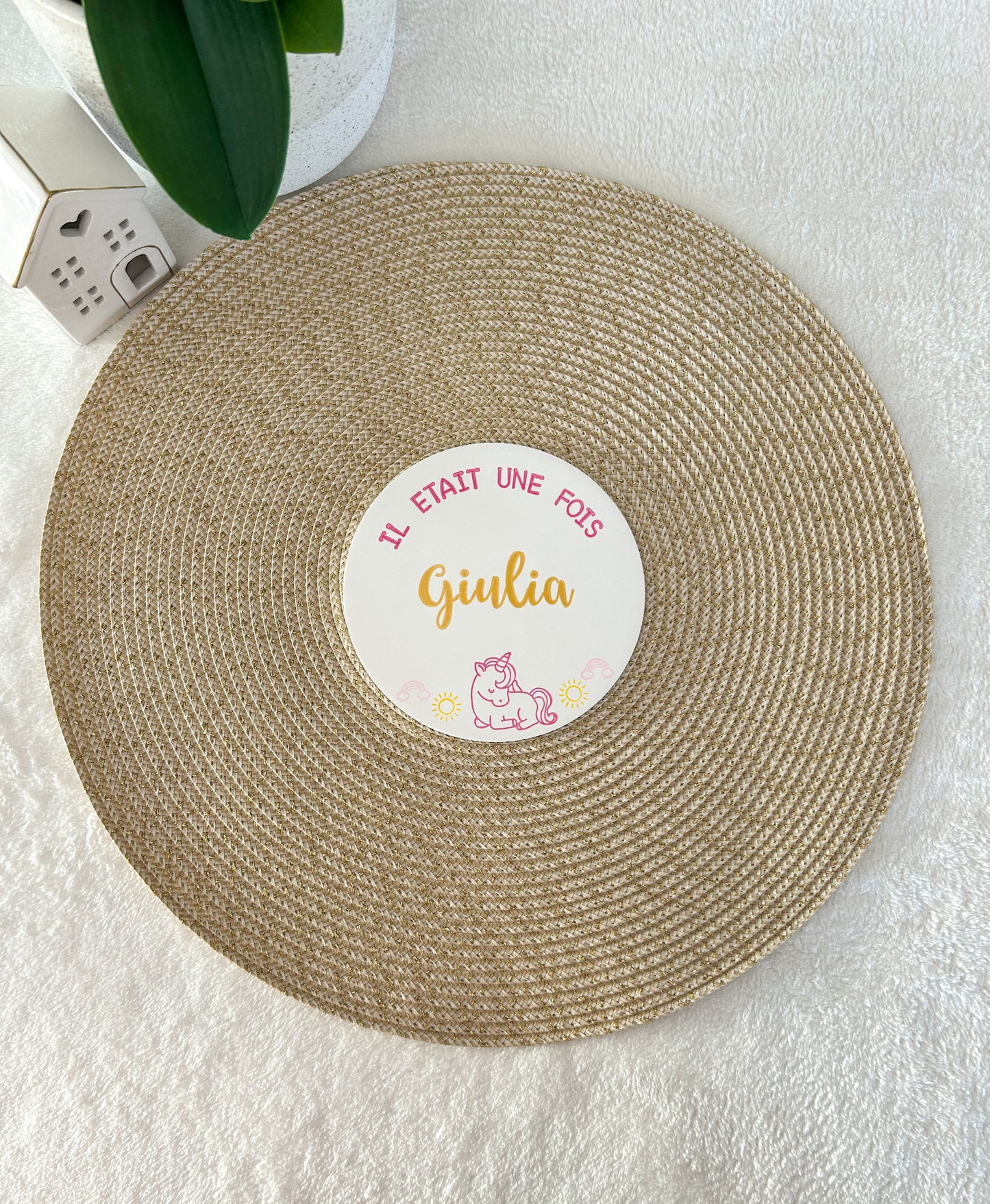 Carte naissance LICORNE