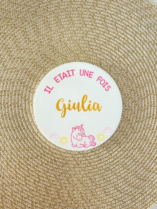 Carte naissance LICORNE